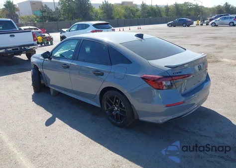 2025 Honda Civic Sport из США, поврежденный, VIN 2HGFE2F59SH589608